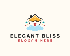 Doodle - Kindergarten Preschool House logo design