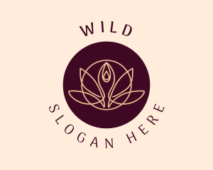 Wellness Yoga Lotus Logo