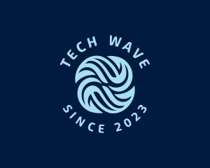 Spiral Wave Technology logo design