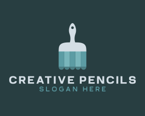 Paint Brush Tool logo design