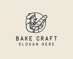 Chef Baker Bread logo design