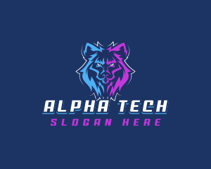 Alpha - Wolf Beast Hunter logo design