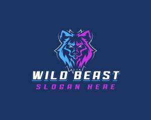 Wolf Beast Hunter logo design