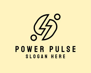 Voltage - Power Voltage Electrician logo design