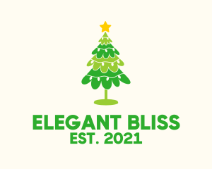 Celebration - Festive Xmas Christmas Tree logo design