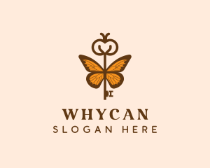 Skincare - Butterfly Wings Key Boutique logo design