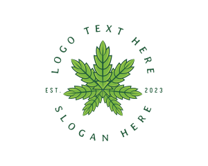 Cannabis - Medical Cannabis Badge logo design