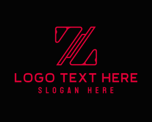 Techno - Letter Z Minimalist Software logo design