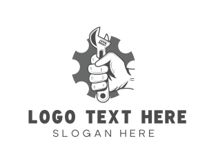 Tool Library - Spanner Gear Handyman logo design