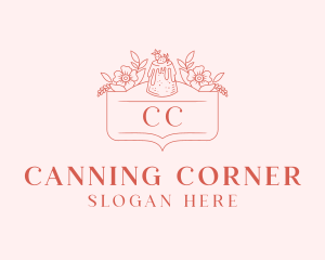 Bakery Strawberry Cake logo design