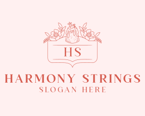 Bakery Strawberry Cake logo design