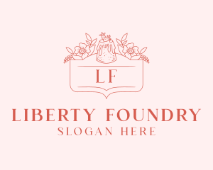 Bakery Strawberry Cake logo design