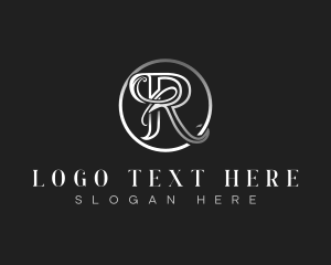 Vc - Luxury Regal Letter R logo design