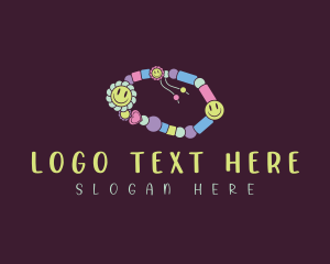 Fashion - Smiley Beads Bracelet logo design