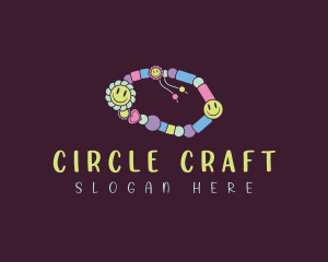 Smiley Beads Bracelet logo design