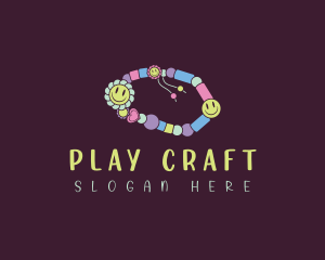 Smiley Beads Bracelet logo design