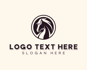 Stallion - Horse Equestrian Stallion logo design