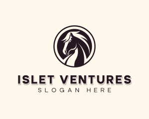 Horse Equestrian Stallion logo design