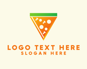 Pizza Slice Restaturant Logo