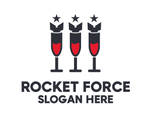 Missile - Military Wine Bar logo design