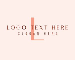 Letter - Feminine Lifestyle Fashion logo design
