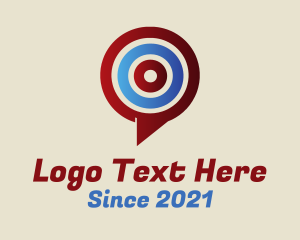 Social Media - Target Chat App logo design