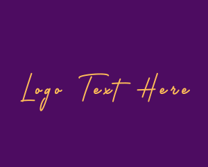 Font - Golden Premium Text logo design