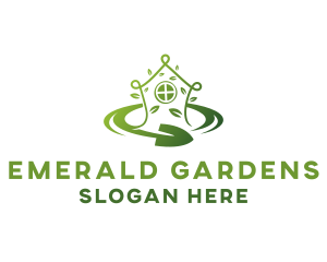 Shovel House Landscaping logo design