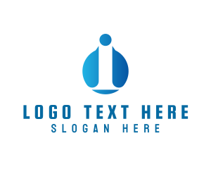 Letter I - Startup Media Business Letter I logo design