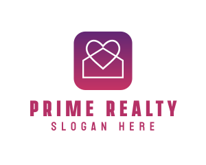 Realty - Heart Realty Property logo design