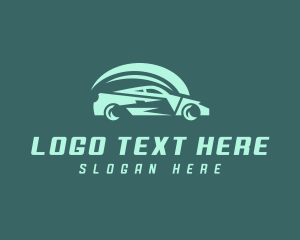 Racing - Modern Car Transportation logo design