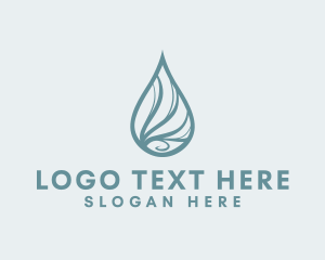 Liquid - Water Liquid Droplet logo design