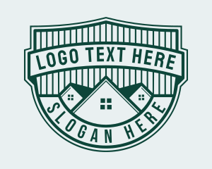 Roofing - Green Roof Repair logo design