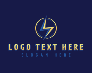 Voltage - Power Lightning Voltage logo design