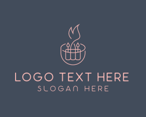 Scented Candle - Scented Candle Decor logo design