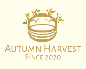 Tree Nest Basket logo design