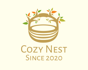 Nest - Tree Nest Basket logo design