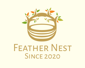 Tree Nest Basket logo design