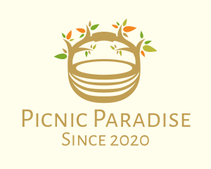 Picnic - Tree Nest Basket logo design