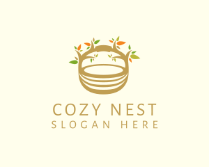 Tree Nest Basket logo design