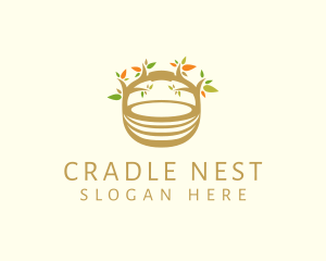 Eco Nest Basket logo design