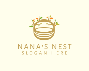 Eco Nest Basket logo design