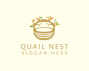 Eco Nest Basket logo design