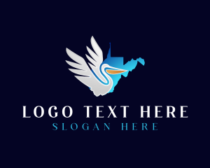 Sugar Maple - West Virginia Pelican Bird logo design