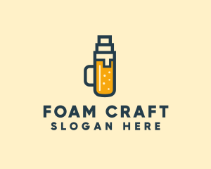 Geometric Beer Mug  logo design