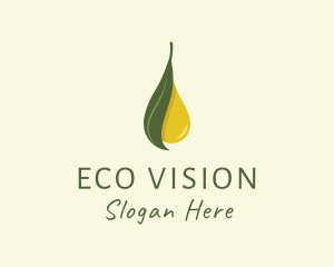 Leaf Oil Extract logo design