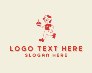 Person - Burger Diner Restaurant logo design