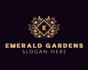 Floral Wedding Styling logo design