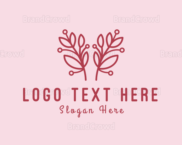 Feminine Flower Boutique Logo