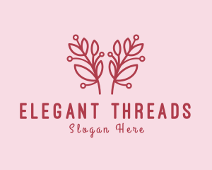 Feminine Flower Boutique logo design